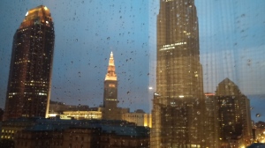Rainy view from the Westin