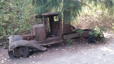 Old Jalopies Along Valley Trail