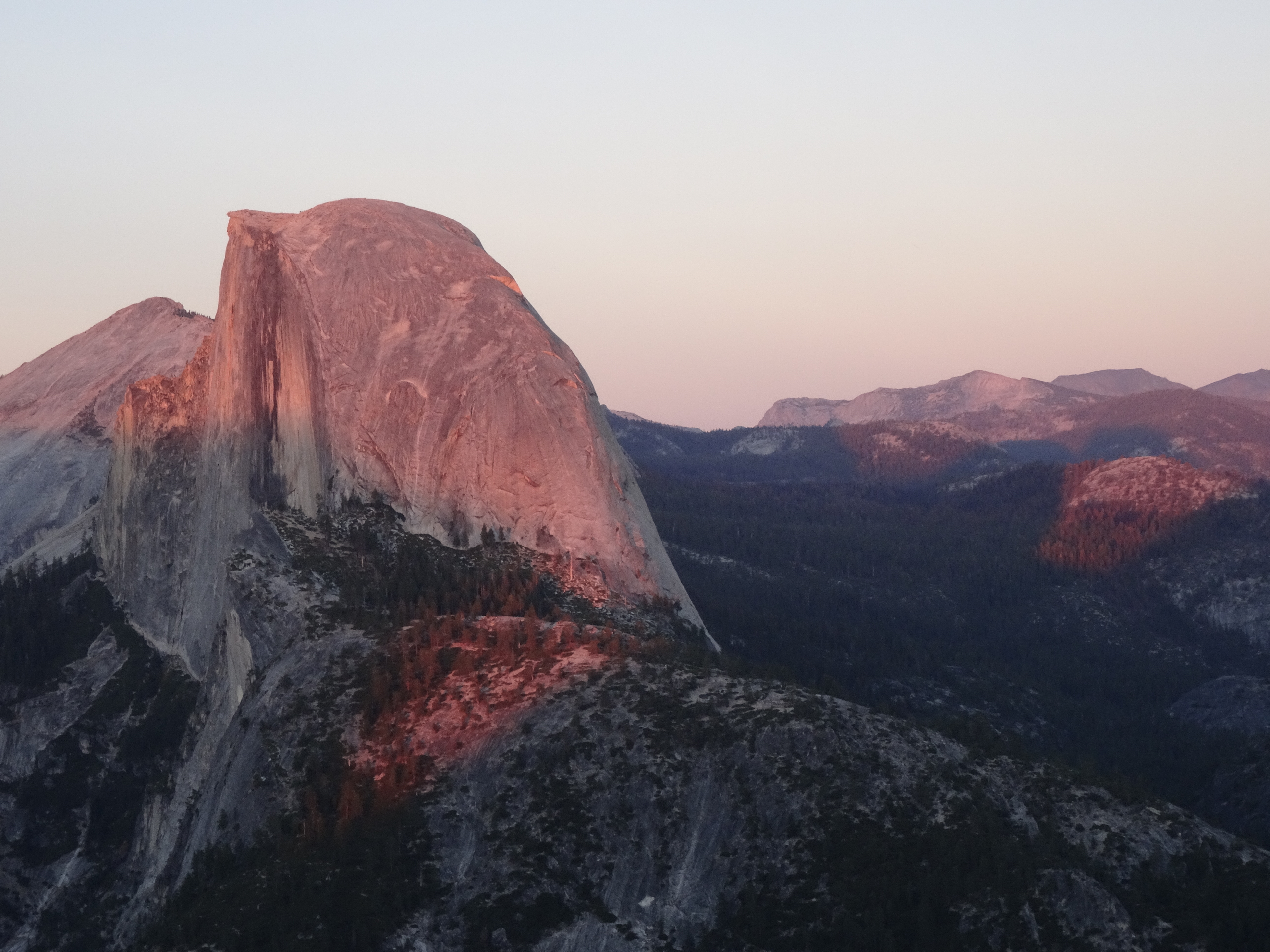 18 Half Dome from Glacier Point at Sunset